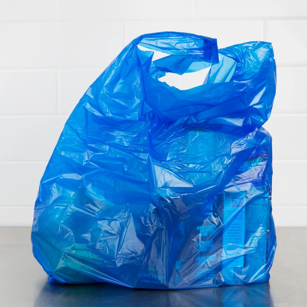 large_blue Large/Jumbo Handle Shopping Bag (Pack of 10 Pc) - Image 1