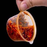 Disposable Dip Sauce 2 Oz (60 ML) Attached Lid (Pack of 50 Pc)