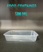 500 ML - Microwave Disposable Food Storage Box