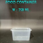 W_250 ML - Microwave Disposable Food Storage Box
