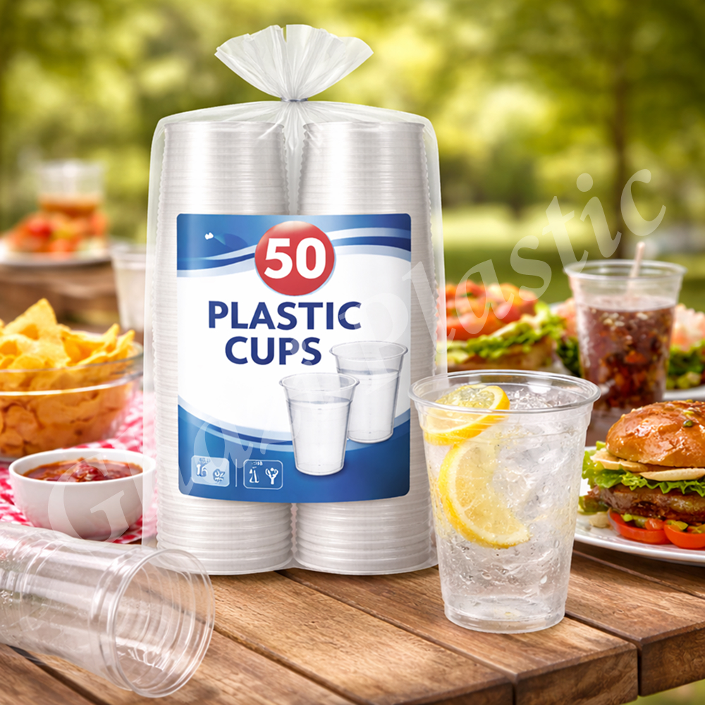 139 Transparent Disposable Glass (4 OZ/120 ML)-(Pack of 50 Pc) - Image 1